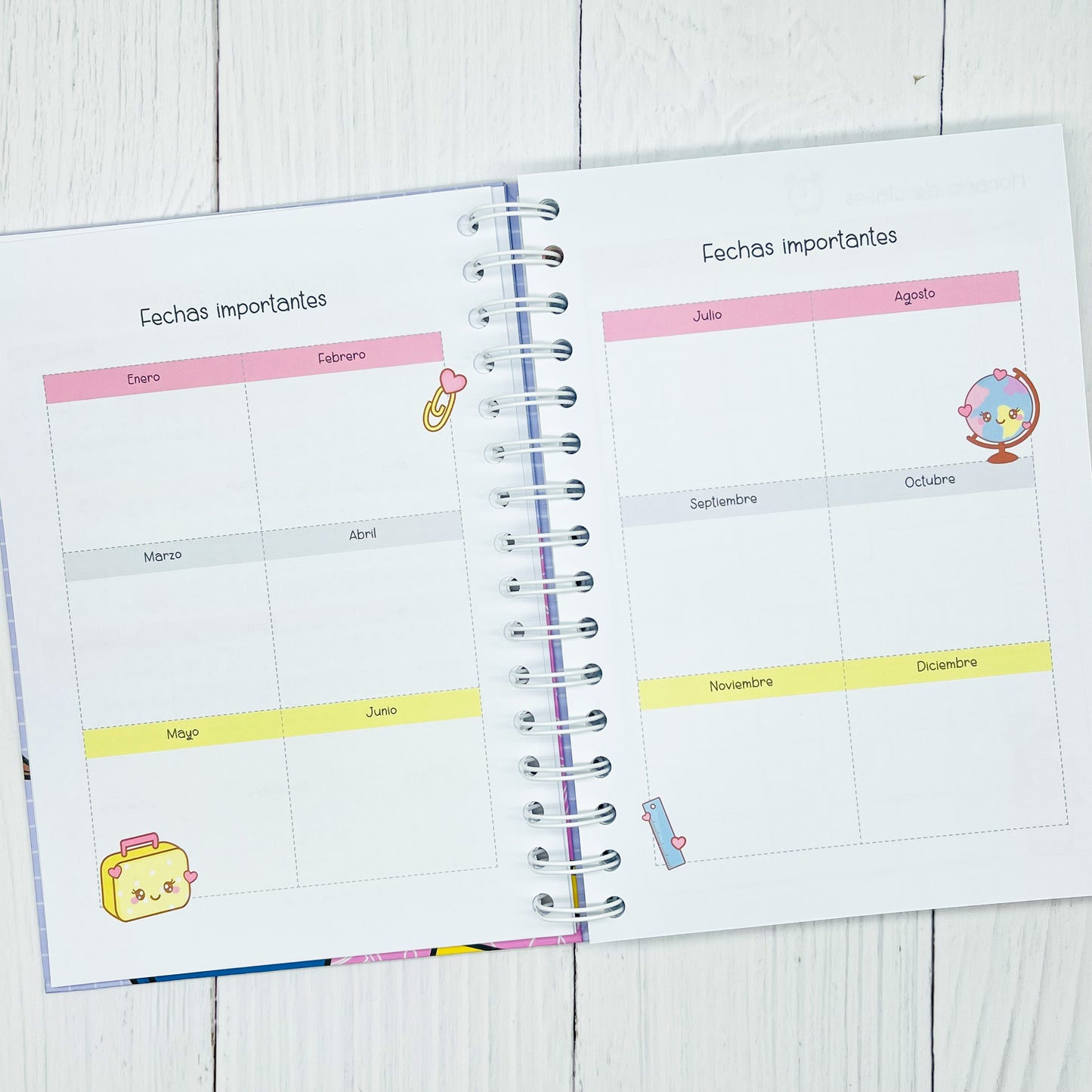 Agenda escolar enseñanza básica
