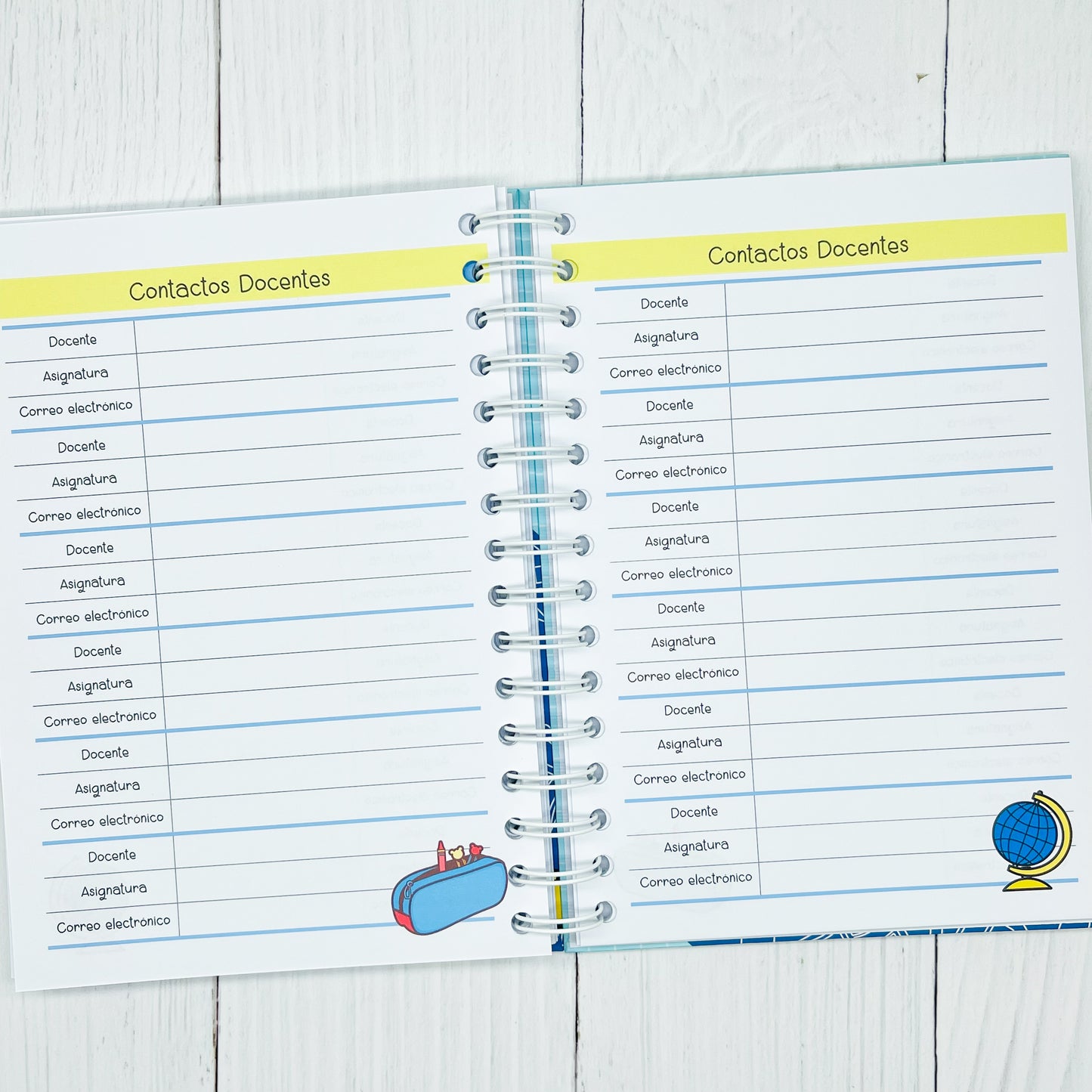 Agenda escolar enseñanza básica