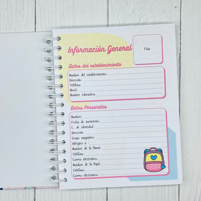 Libreta escolar pre-básica