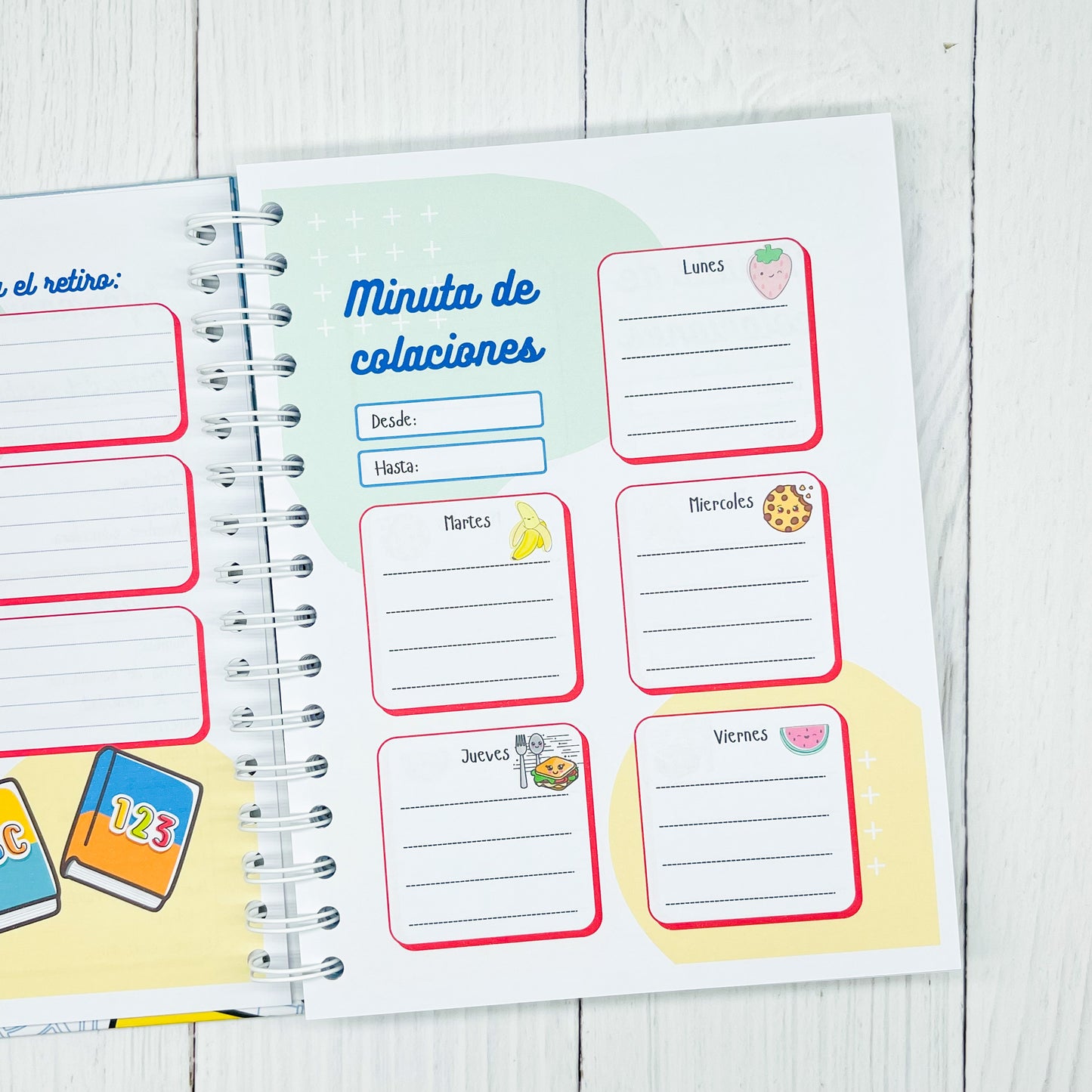 Libreta escolar pre-básica