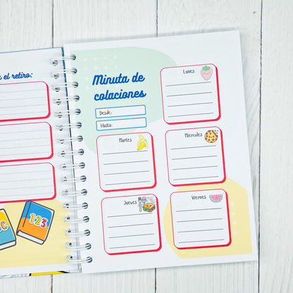 Libreta escolar pre-básica