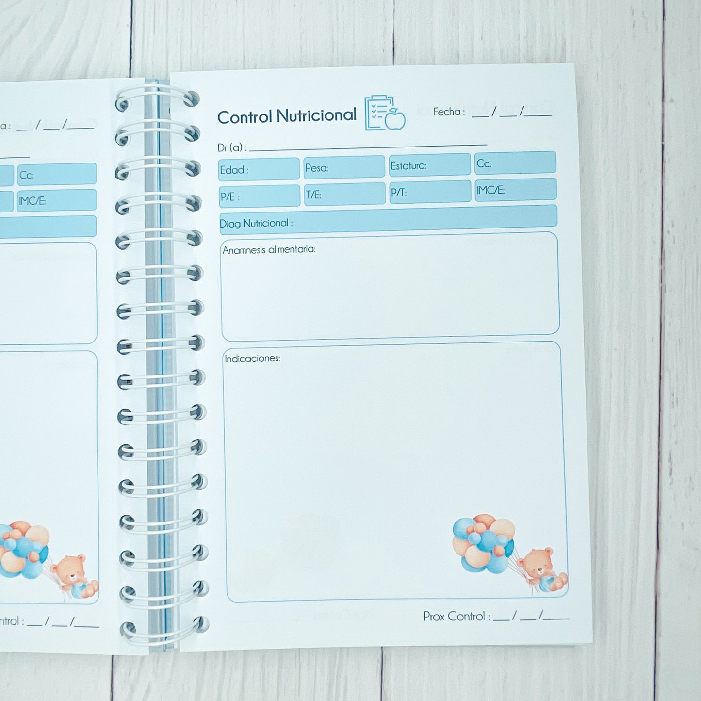 Cuaderno de control pediátrico