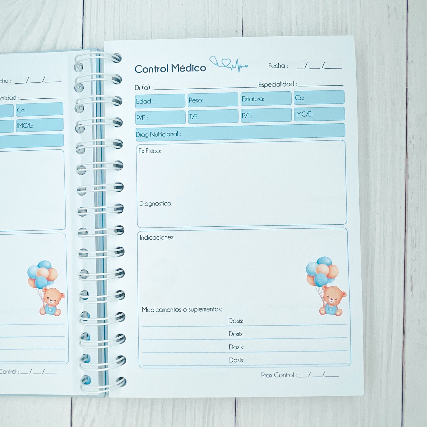 Cuaderno de control pediátrico