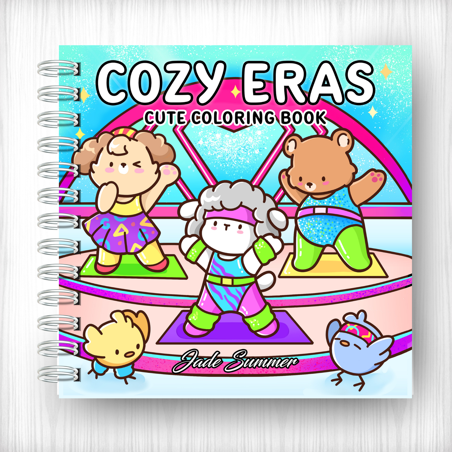 Libro de Colorear Cozy Eras: 42 Diseños Relajantes Estilo Kawaii